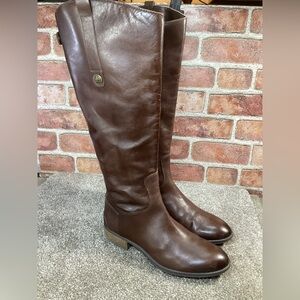 Sam Edelman Penny womens brown tall knee high riding boots size 8.5 W/WC